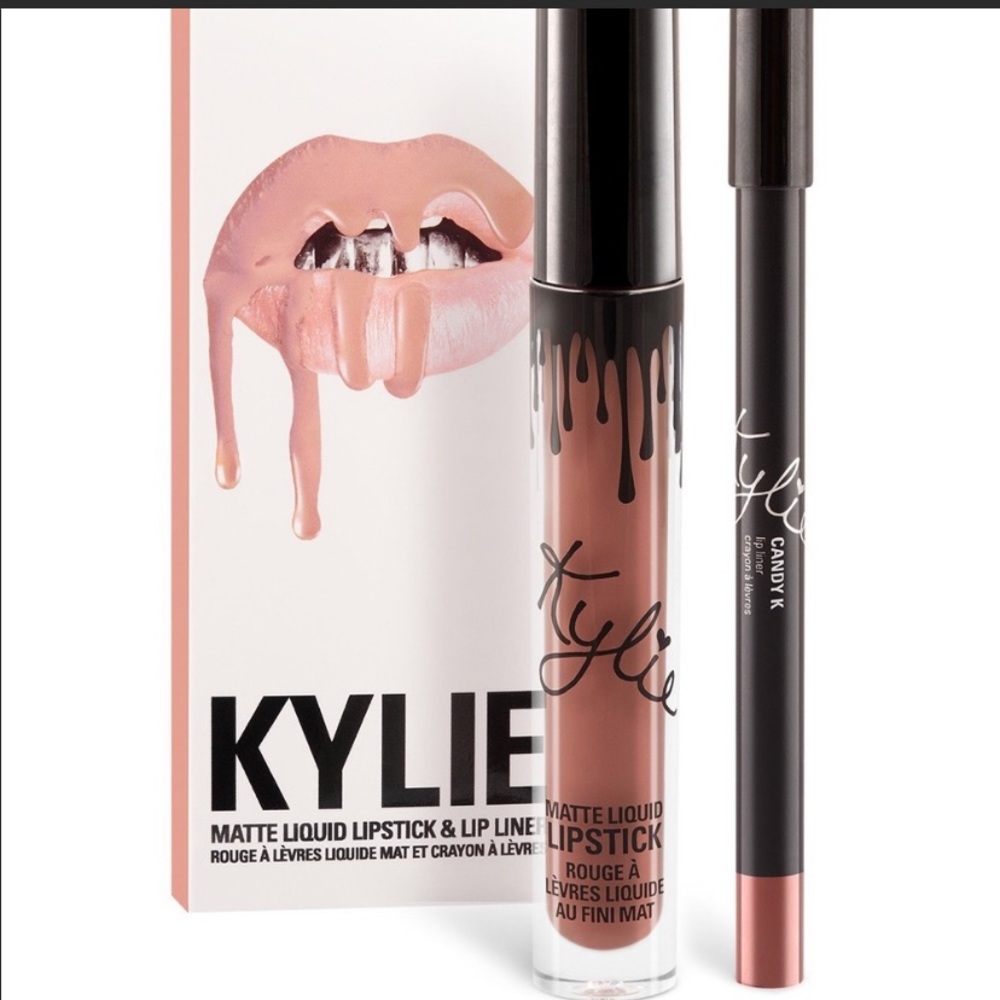 Kylie Cosmetics Candy K Matte Lip Kit | Lipstick & Liner Brand New/Unused